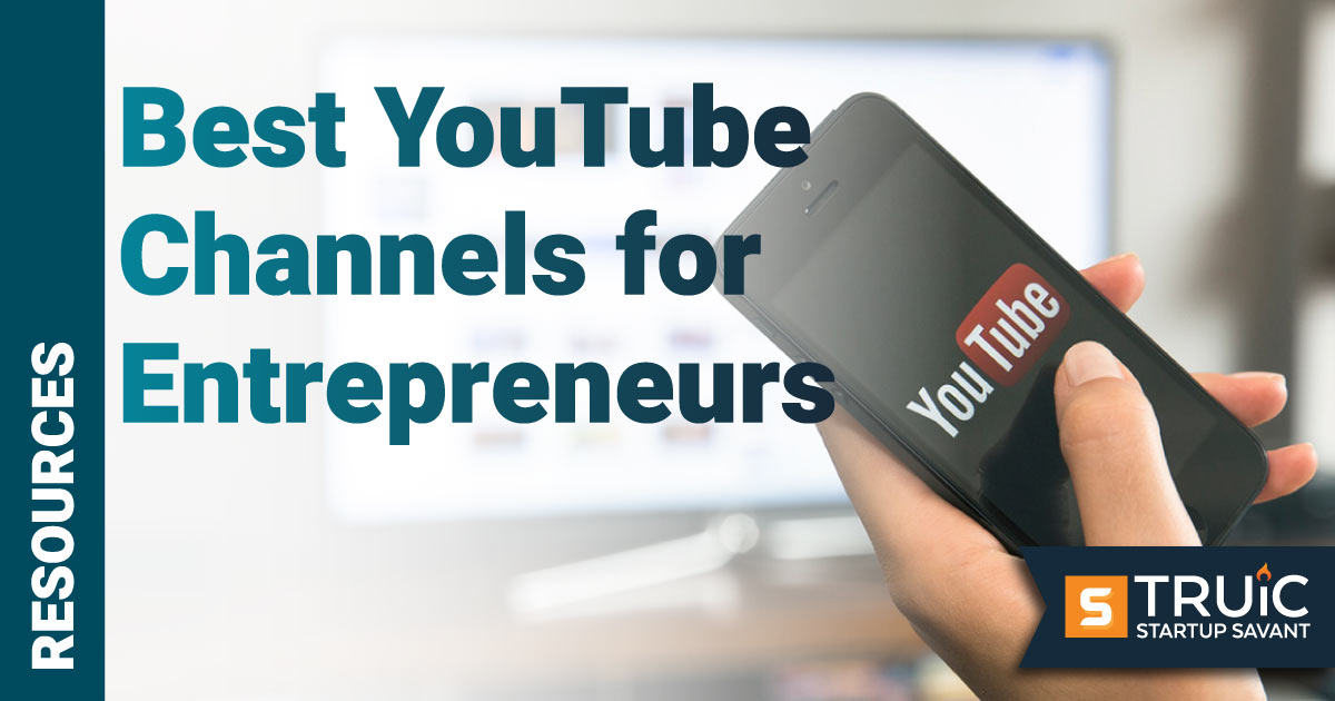 Hand holding phone with YouTube logo.