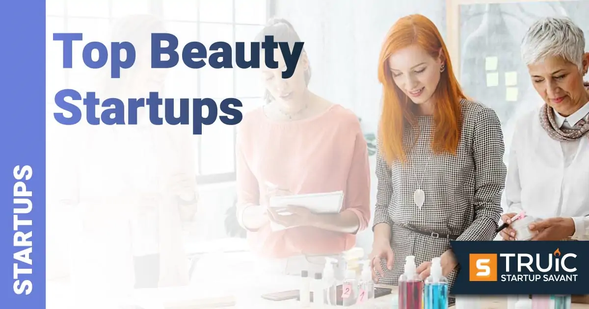 Women entrepreneurs working at a beauty and wellness startup office.