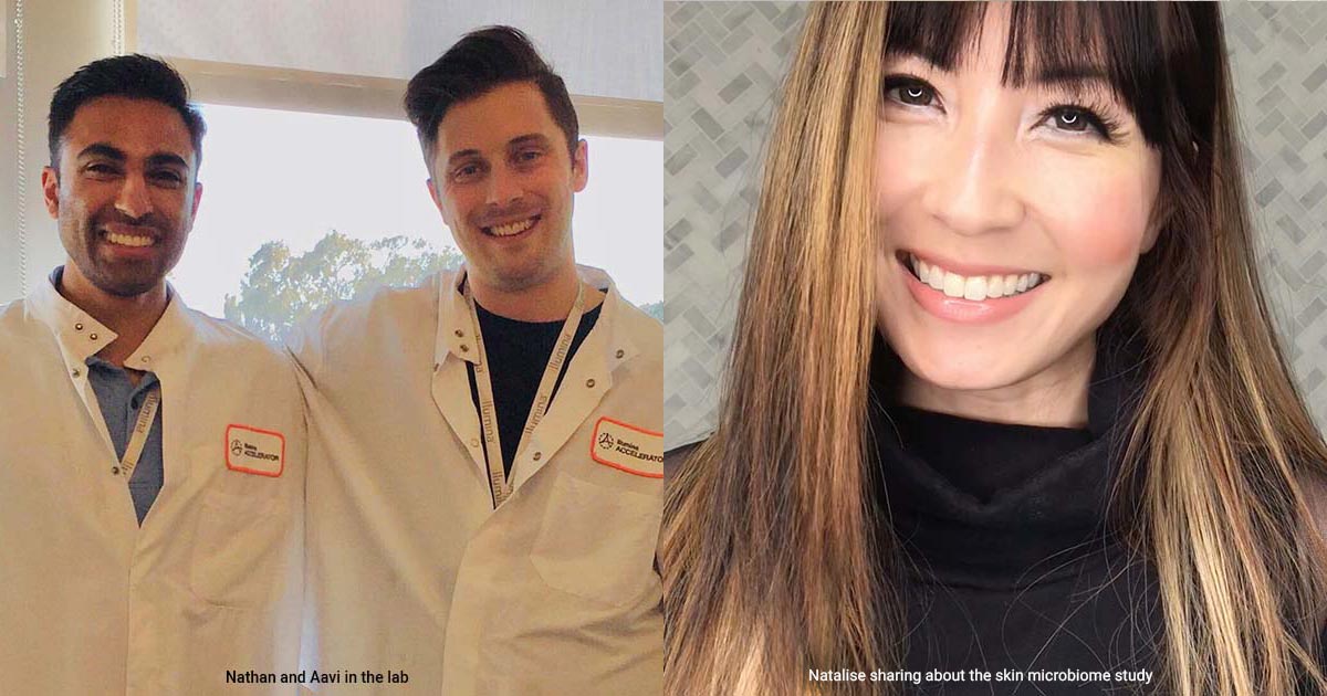 Founders of skincare startup Parallel Health.